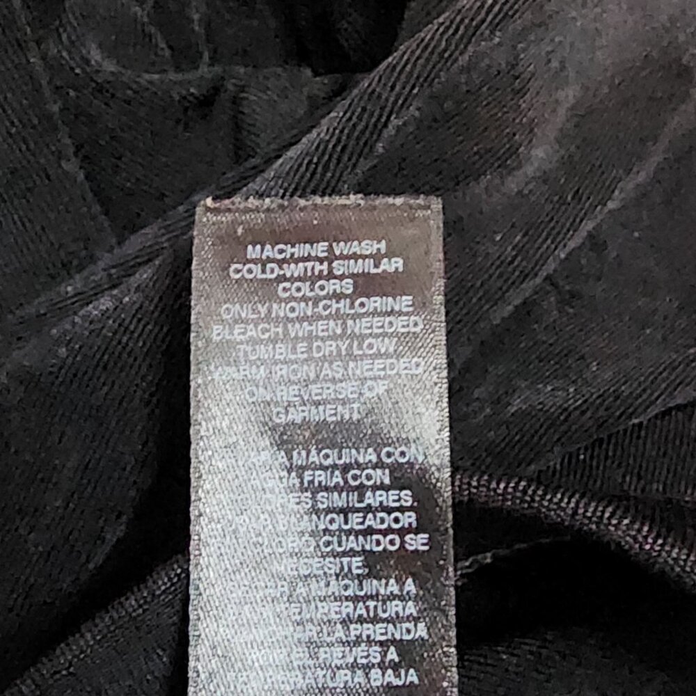 Chicos Travelers Pants Size 1S Womens Medium Short Black Pull On Acetate Comfort - Picture 5 of 6